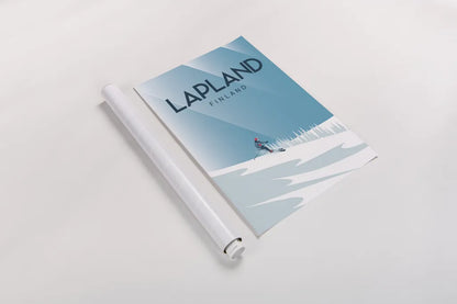 Lapland by Omar Escalante. shown as a rolled paper print. Available as archival giclee rolled canvas, fine art paper, or poster print. SKU 62768h.