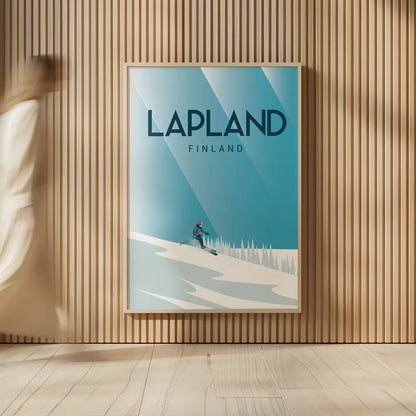 Lapland by Omar Escalante. shown as over sized large wall art. Available as an archival giclee rolled canvas, fine art paper, or poster print. SKU 62768h.