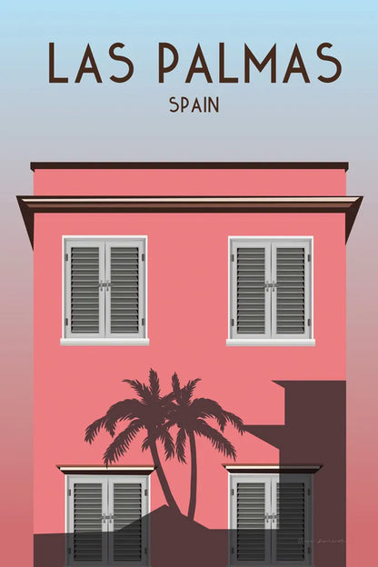 Las Palmas by Omar Escalante. SKU 62769h. Archival Giclee Fine art print for wall decor.