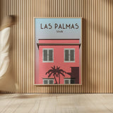 Las Palmas by Omar Escalante. shown as over sized large wall art. Available as an archival giclee rolled canvas, fine art paper, or poster print. SKU 62769h.