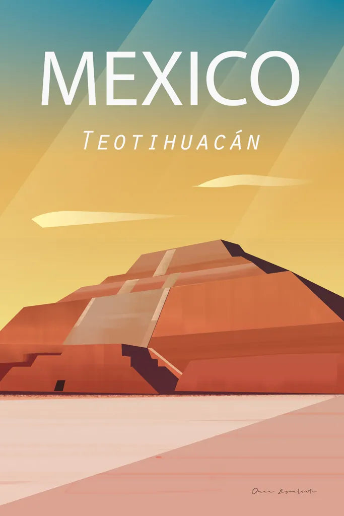 Mexico by Omar Escalante. SKU 66865h. Archival Giclee Fine art print for wall decor.