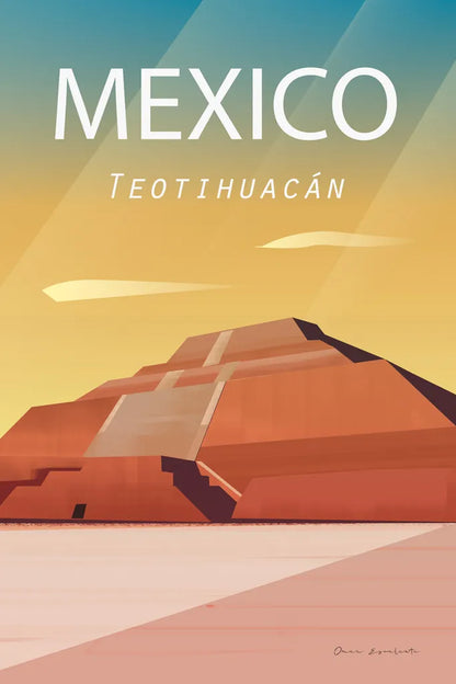 Mexico by Omar Escalante. SKU 66865h. Archival Giclee Fine art print for wall decor.