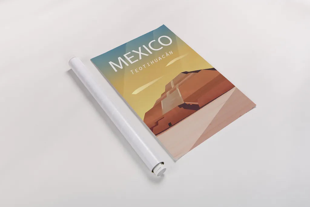 Mexico by Omar Escalante. shown as a rolled paper print. Available as archival giclee rolled canvas, fine art paper, or poster print. SKU 66865h.