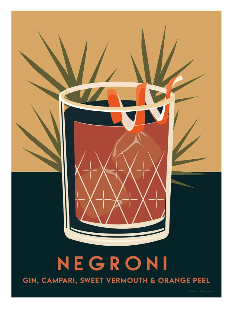 Retro Summer Cocktails III by Omar Escalante