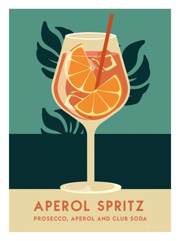 Retro Summer Cocktails IV by Omar Escalante