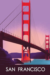 San Francisco I by Omar Escalante. SKU 62041h. Archival Giclee Fine art print for wall decor.