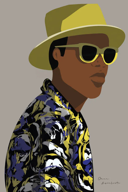 So Cool I by Omar Escalante. SKU 74124h. Archival Giclee Fine art print for wall decor.