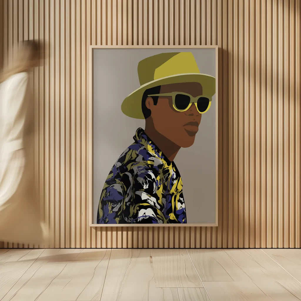 So Cool I by Omar Escalante. shown as over sized large wall art. Available as an archival giclee rolled canvas, fine art paper, or poster print. SKU 74124h.