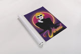 So Eighties I by Omar Escalante. shown as a rolled paper print. Available as archival giclee rolled canvas, fine art paper, or poster print. SKU 75113h.