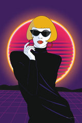 So Eighties I No Words by Omar Escalante. SKU 77008h. Archival Giclee Fine art print for wall decor.