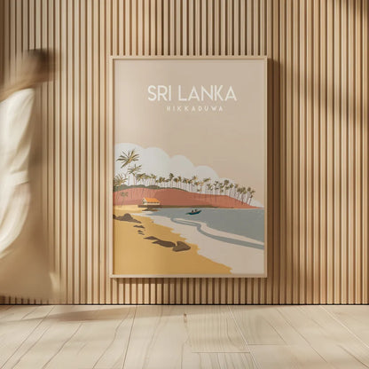 Sri Lanka by Omar Escalante. shown as over sized large wall art. Available as an archival giclee rolled canvas, fine art paper, or poster print. SKU 74453h.