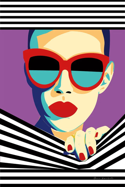 Style and Attitude II by Omar Escalante. SKU 74770h. Archival Giclee Fine art print for wall decor.