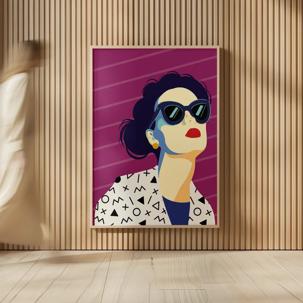 Style and Attitude III by Omar Escalante. shown as over sized large wall art. Available as an archival giclee rolled canvas, fine art paper, or poster print. SKU 74771h.