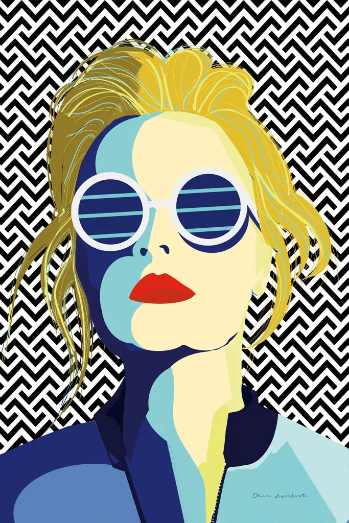Style and Attitude IV by Omar Escalante. SKU 74772h. Archival Giclee Fine art print for wall decor.