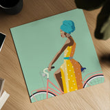 Summer Girl II v2 by Omar Escalante. Shown as a detailed flat fine art print, highlighting archival giclee quality. Available as an archival giclee rolled canvas, fine art paper, or poster print. SKU 66616a.