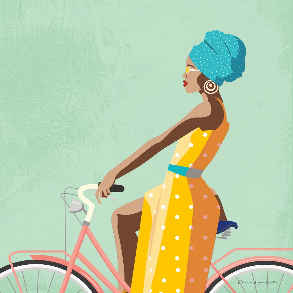 Summer Girl II v2 Texture by Omar Escalante. SKU 70077a. Archival Giclee Fine art print for wall decor.