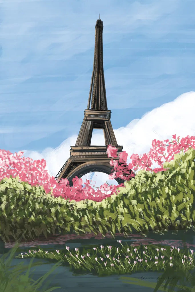 Take Me to Paris by Omar Escalante. SKU 75986h. Archival Giclee Fine art print for wall decor.
