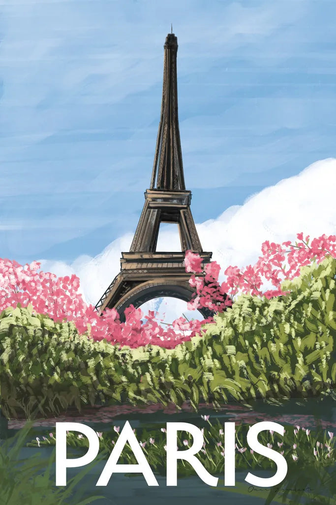 Take Me to Paris II by Omar Escalante. SKU 75994h. Archival Giclee Fine art print for wall decor.