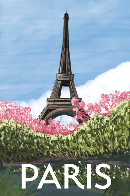 Take Me to Paris II by Omar Escalante. SKU 75994h. Archival Giclee Fine art print for wall decor.