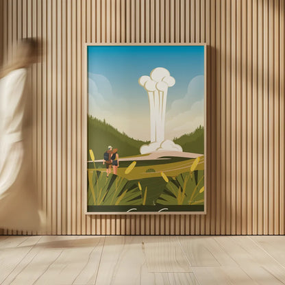 Take a Trip by Omar Escalante. shown as over sized large wall art. Available as an archival giclee rolled canvas, fine art paper, or poster print. SKU 65931h.