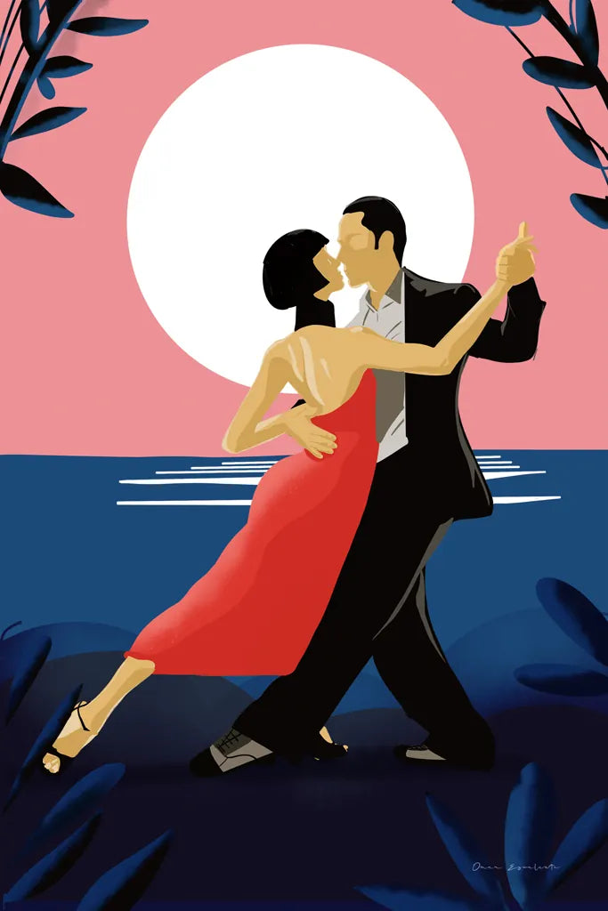 Tango by Omar Escalante. SKU 71460h. Archival Giclee Fine art print for wall decor.