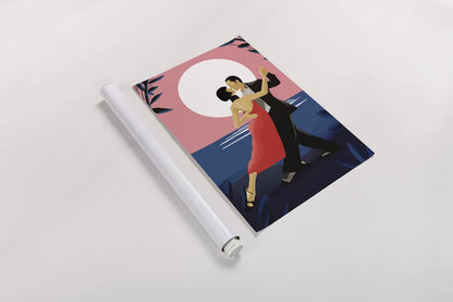 Tango by Omar Escalante. shown as a rolled paper print. Available as archival giclee rolled canvas, fine art paper, or poster print. SKU 71460h.