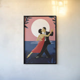 Tango by Omar Escalante. shown as a paper print in a black flame. Available as a archival giclee rolled canvas, fine art paper, or poster print. SKU 71460h.