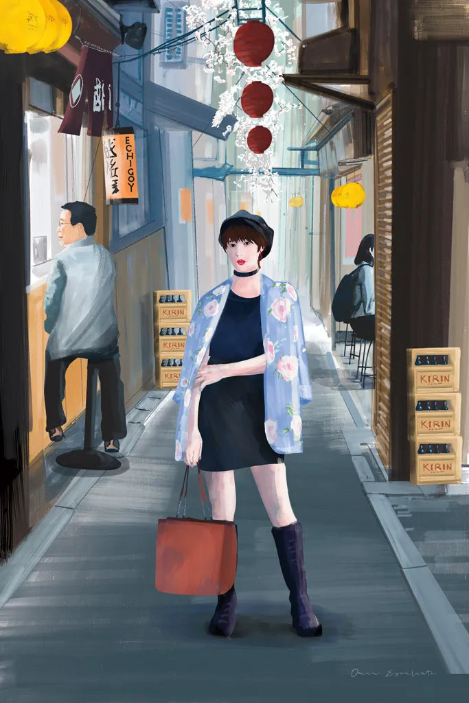 Tokyo by Omar Escalante. SKU 75982h. Archival Giclee Fine art print for wall decor.