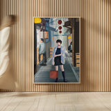 Tokyo by Omar Escalante. shown as over sized large wall art. Available as an archival giclee rolled canvas, fine art paper, or poster print. SKU 75982h.