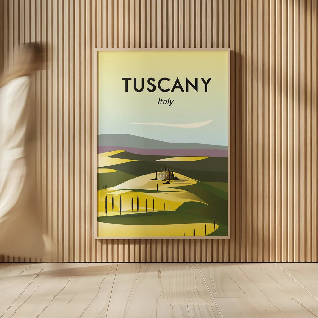 Tuscany by Omar Escalante. shown as over sized large wall art. Available as an archival giclee rolled canvas, fine art paper, or poster print. SKU 62774h.
