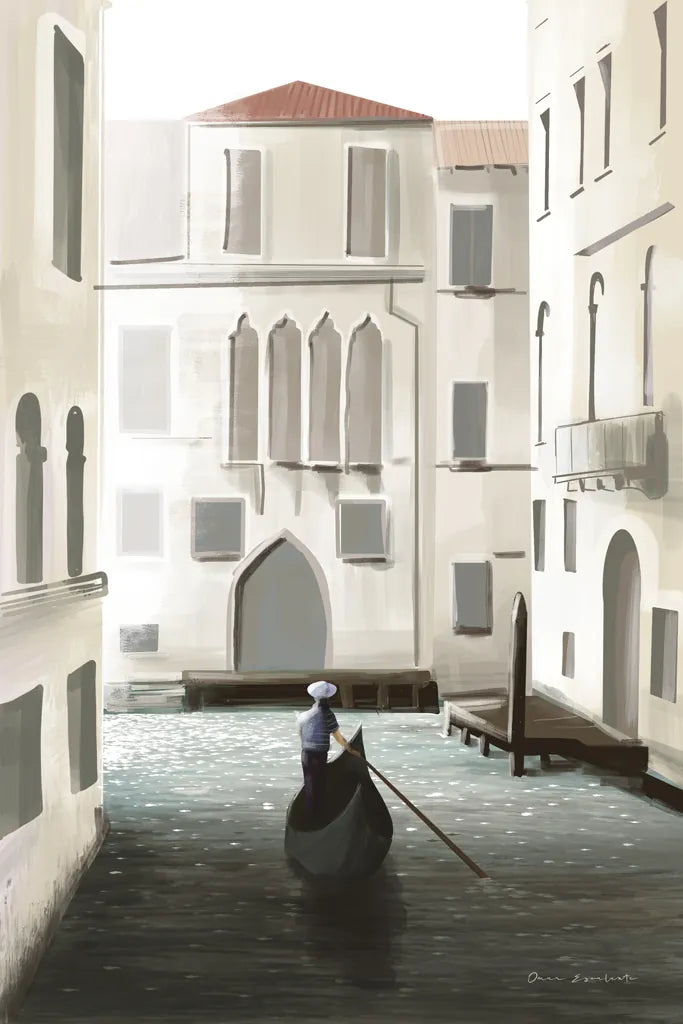 Venice Moment by Omar Escalante. SKU 71214h. Archival Giclee Fine art print for wall decor.