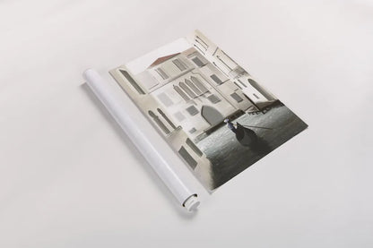 Venice Moment by Omar Escalante. shown as a rolled paper print. Available as archival giclee rolled canvas, fine art paper, or poster print. SKU 71214h.