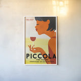 Vino Rosso II by Omar Escalante. shown as a paper print in a white frame. Available as a archival giclee rolled canvas, fine art paper, or poster print. SKU 74127h.