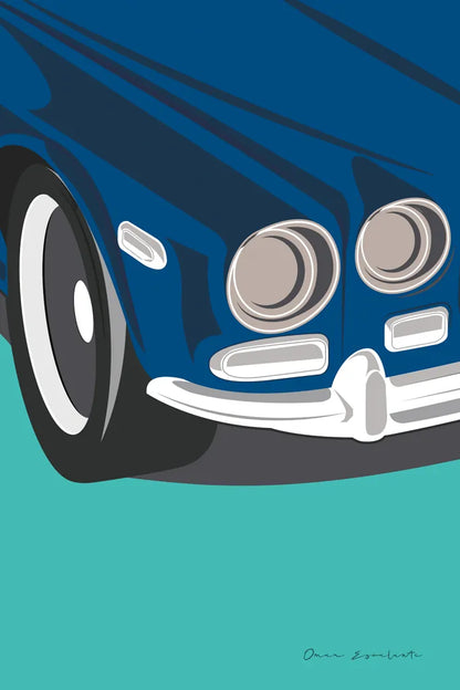 Vintage Car I by Omar Escalante. SKU 66172h. Archival Giclee Fine art print for wall decor.