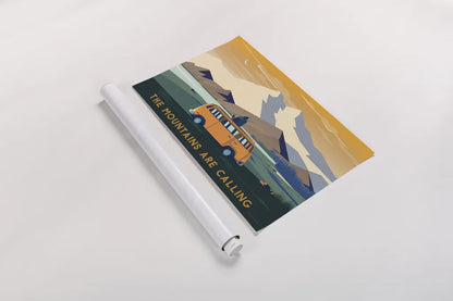 Wild Adventure I by Omar Escalante. shown as a rolled paper print. Available as archival giclee rolled canvas, fine art paper, or poster print. SKU 77900i.