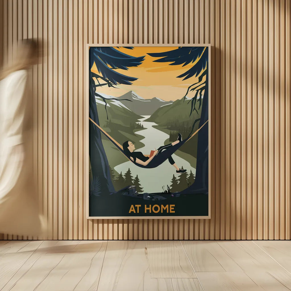 Wild Adventure II by Omar Escalante. shown as over sized large wall art. Available as an archival giclee rolled canvas, fine art paper, or poster print. SKU 77901h.