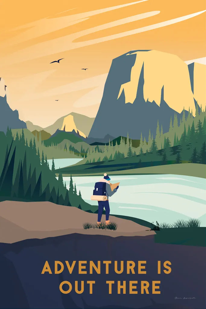 Wild Adventure III by Omar Escalante. SKU 77902h. Archival Giclee Fine art print for wall decor.