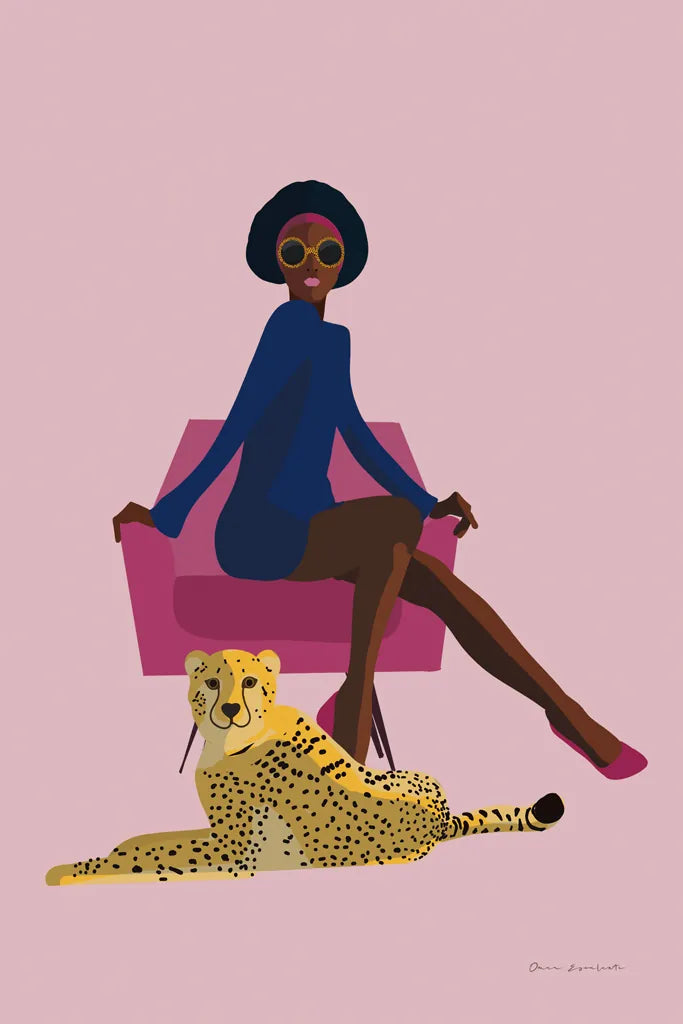 Wild Lounge II Grandeur by Omar Escalante. SKU 73199h. Archival Giclee Fine art print for wall decor.