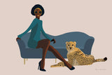 Wild Lounge III by Omar Escalante. SKU 76813i. Archival Giclee Fine art print for wall decor.