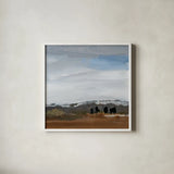 Alamosa Late March Crop by Pamela Munger. Shown in a crisp white glass frame for a clean and minimalist style. Available as an archival giclee rolled canvas, fine art paper, or poster print. SKU 71698a.