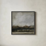 Along the Canal by Pamela Munger. Shown in a sleek black glass frame for a contemporary gallery look. Available as an archival giclee rolled canvas, fine art paper, or poster print. SKU 95381a.