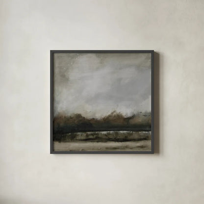 Along the Canal by Pamela Munger. Shown in a sleek black glass frame for a contemporary gallery look. Available as an archival giclee rolled canvas, fine art paper, or poster print. SKU 95381a.