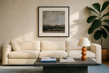 Along the Canal by Pamela Munger. Displayed in a glass frame with matte in a clean modern living room. Available as an archival giclee rolled canvas, fine art paper, or poster print. SKU 95381a.