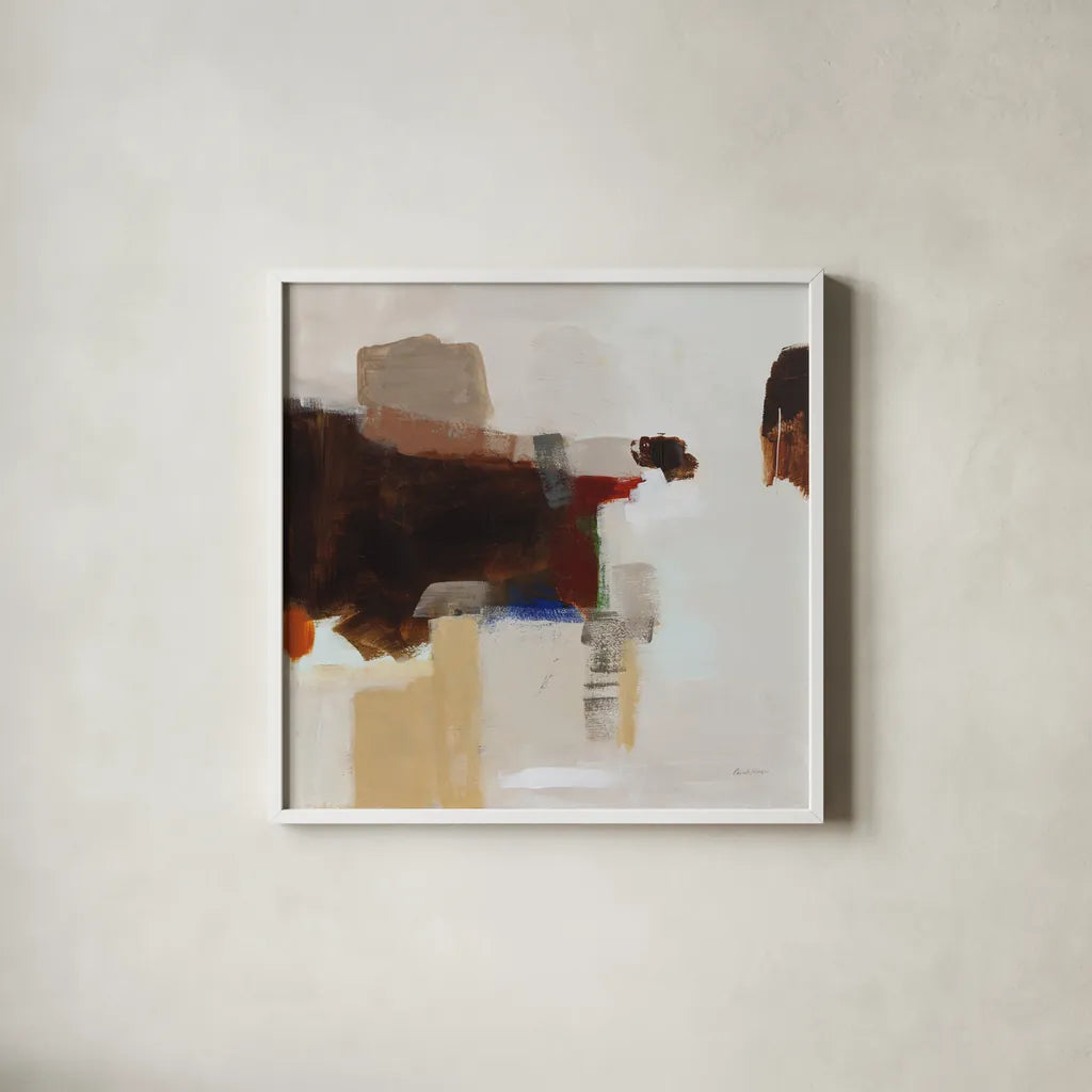 American Rust by Pamela Munger. Shown in a crisp white glass frame for a clean and minimalist style. Available as an archival giclee rolled canvas, fine art paper, or poster print. SKU 90194a.