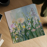 April Meadow by Pamela Munger. Shown as a detailed flat fine art print, highlighting archival giclee quality. Available as an archival giclee rolled canvas, fine art paper, or poster print. SKU 102487a.