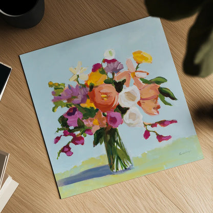 August Blooms by Pamela Munger. Shown as a detailed flat fine art print, highlighting archival giclee quality. Available as an archival giclee rolled canvas, fine art paper, or poster print. SKU 74471a.