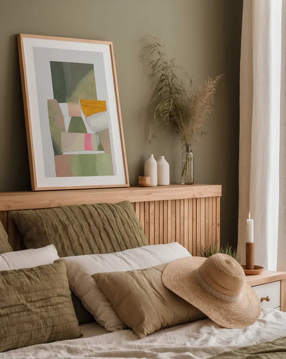 Awakening by Pamela Munger. shown as a paper print in a natural frame. Available as a archival giclee rolled canvas, fine art paper, or poster print. SKU 92552h.