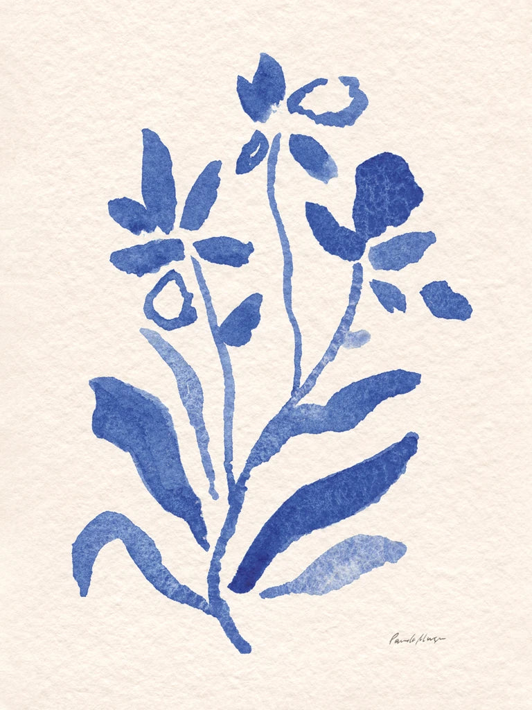 Blue Botanical I by Pamela Munger