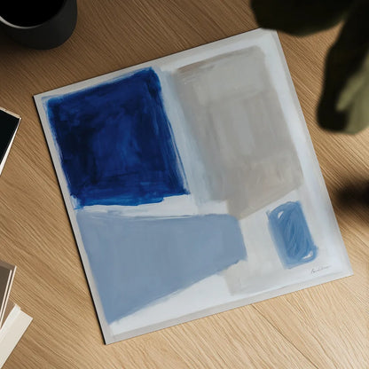 Blue and Brew by Pamela Munger. Shown as a detailed flat fine art print, highlighting archival giclee quality. Available as an archival giclee rolled canvas, fine art paper, or poster print. SKU 84603a.