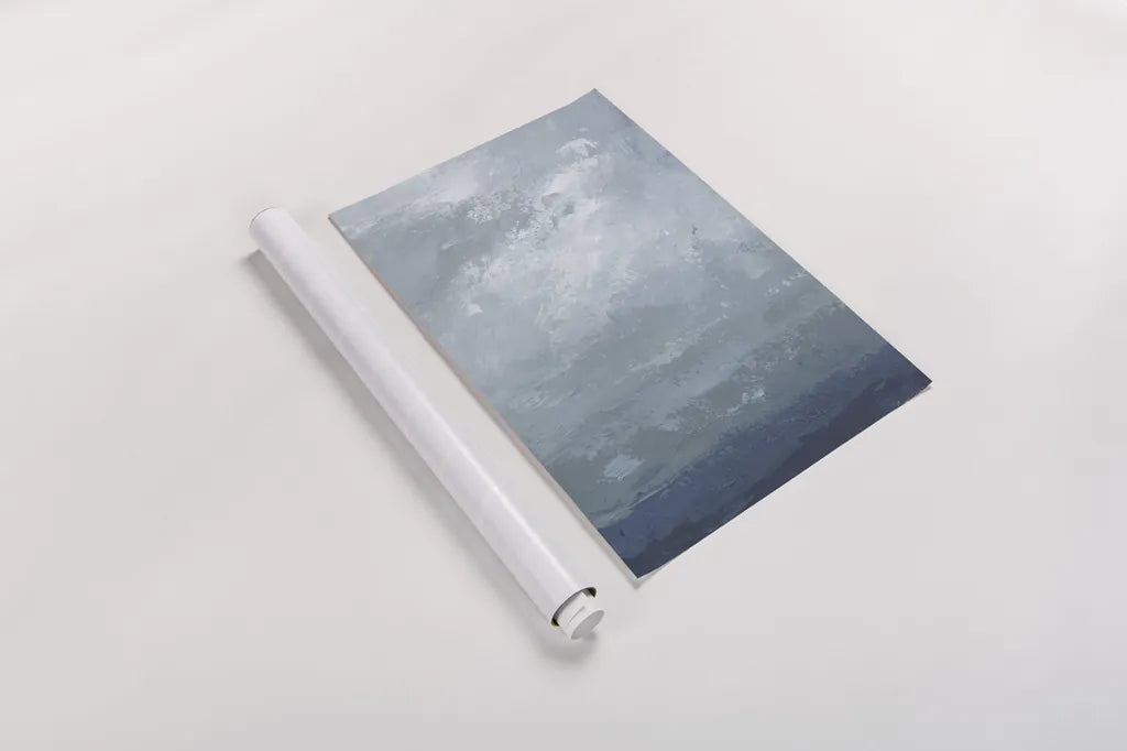 Blueprint by Pamela Munger. shown as a rolled paper print. Available as archival giclee rolled canvas, fine art paper, or poster print. SKU 86904h.